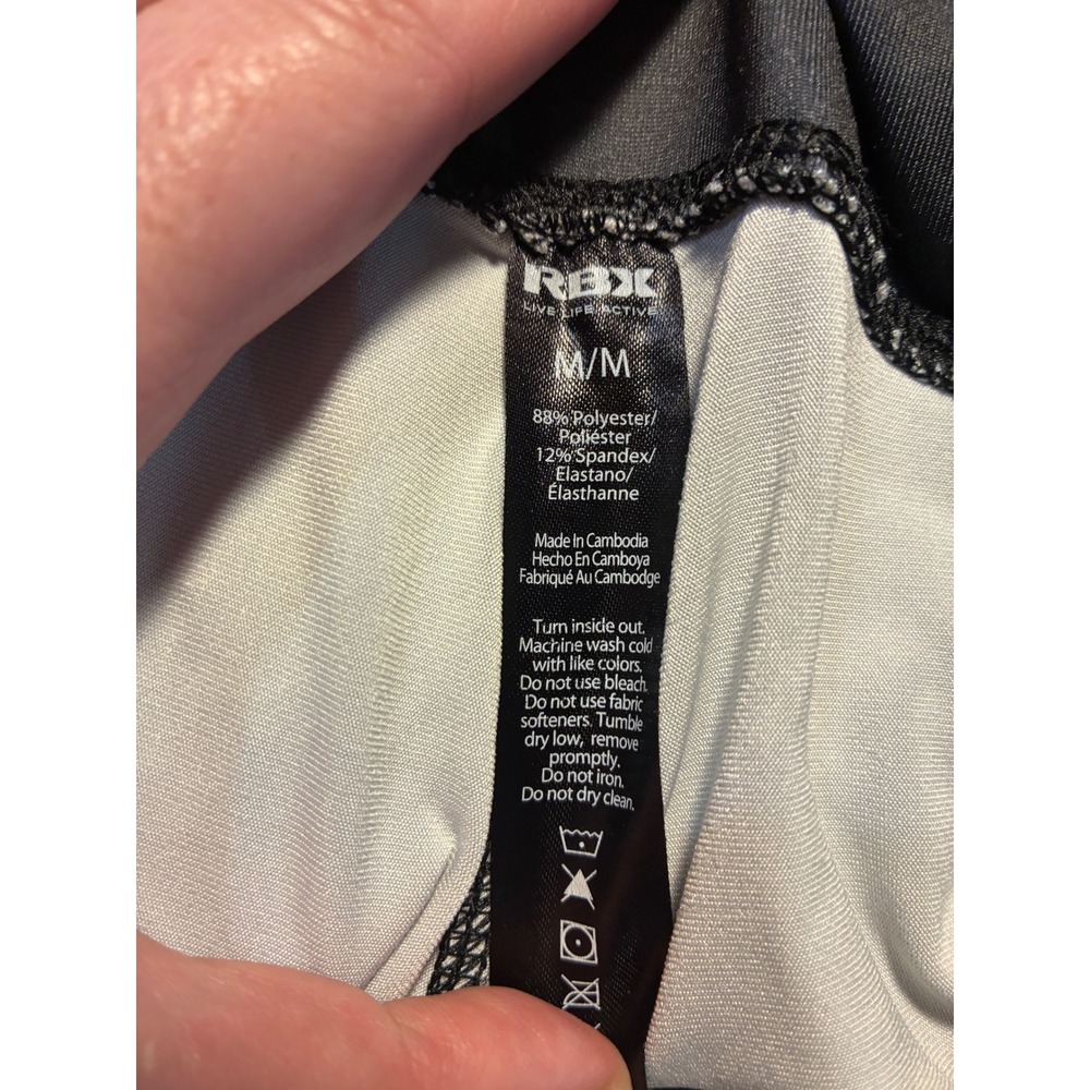 RBX Medium Floral High Waisted Performance Leggings Yoga Athletic Pants - Picture 2 of 8